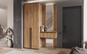 Шкаф 800+Тумба с зеркалом Норд (Миф) в Верхней Пышме - verhnyaya-pyshma.mebel-e96.ru