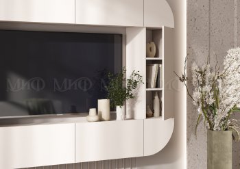 Стенка Норд (Зона ТВ), кашемир (Миф) в Верхней Пышме - verhnyaya-pyshma.mebel-e96.ru