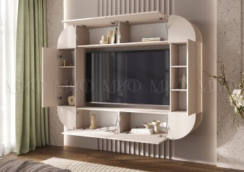 Стенка Норд (Зона ТВ), кашемир (Миф) в Верхней Пышме - verhnyaya-pyshma.mebel-e96.ru