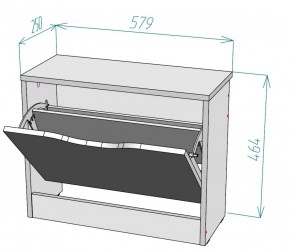 Обувница W2 (ДСС) в Верхней Пышме - verhnyaya-pyshma.mebel-e96.ru