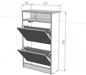 Обувница W5 (ЯШТ-ЯШС) в Верхней Пышме - verhnyaya-pyshma.mebel-e96.ru