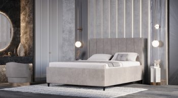 Кровать с ПМ Оливия Бежевый (Лин) в Верхней Пышме - verhnyaya-pyshma.mebel-e96.ru