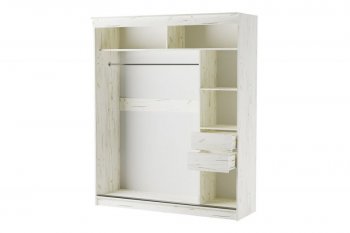 Шкаф-купе Орион 2000 мм крафт белый (Памир) в Верхней Пышме - verhnyaya-pyshma.mebel-e96.ru