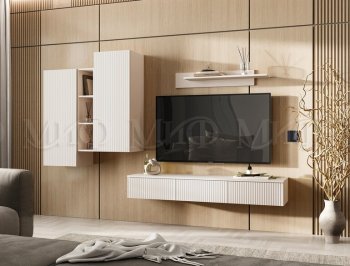 Стенка Оскар комп.2 кашемир (Миф) в Верхней Пышме - verhnyaya-pyshma.mebel-e96.ru