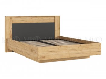 Кровать парящая Остин крафт/графит (Миф) в Верхней Пышме - verhnyaya-pyshma.mebel-e96.ru