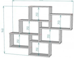 Полка S12 (ДСС) в Верхней Пышме - verhnyaya-pyshma.mebel-e96.ru