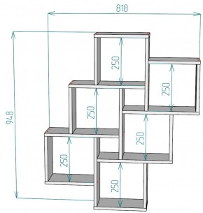 Полка S13 (ДСС) в Верхней Пышме - verhnyaya-pyshma.mebel-e96.ru