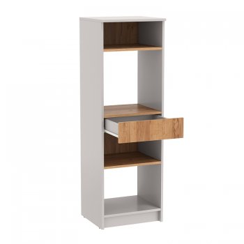 Стеллаж 89.20 Прайм (низкий с ящиком) (Олмеко) в Верхней Пышме - verhnyaya-pyshma.mebel-e96.ru