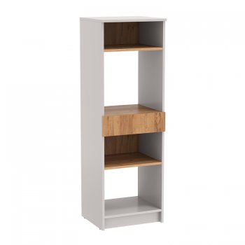 Стеллаж 89.20 Прайм (низкий с ящиком) (Олмеко) в Верхней Пышме - verhnyaya-pyshma.mebel-e96.ru