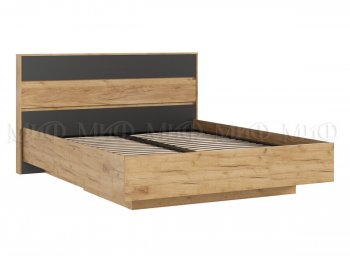 Кровать парящая Роджина с подсветкой, крафт/графит (Миф) в Верхней Пышме - verhnyaya-pyshma.mebel-e96.ru