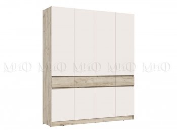 Спальный гарнитур Роджина крафт серый/кашемир, модульный (Миф) в Верхней Пышме - verhnyaya-pyshma.mebel-e96.ru