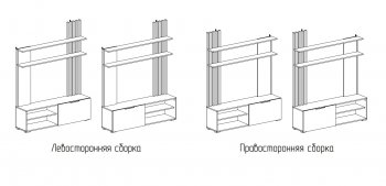 Стенка Роджина крафт/белый гл. (Миф) в Верхней Пышме - verhnyaya-pyshma.mebel-e96.ru