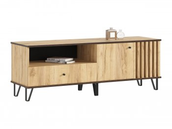 Тумба ТВ (1500) Роджина дуб крафт (Миф) в Верхней Пышме - verhnyaya-pyshma.mebel-e96.ru