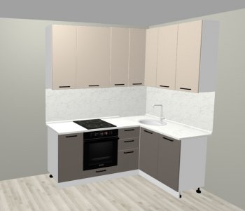 Кухонный гарнитур угловой 2000*1400 мм (Санвут) в Верхней Пышме - verhnyaya-pyshma.mebel-e96.ru