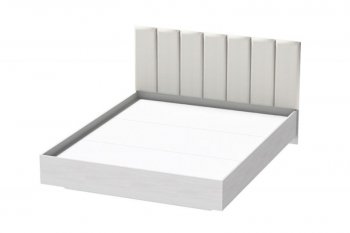 Кровать Шарм (арт.031), настил, экокожа Sontex Milk (Диал) в Верхней Пышме - verhnyaya-pyshma.mebel-e96.ru