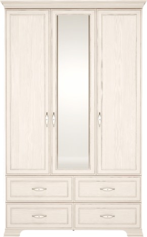 Шкаф для одежды с зеркалом 3-х дв Венеция 1 бодега в Верхней Пышме - verhnyaya-pyshma.mebel-e96.ru
