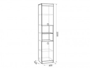 Шкаф комбинированный Энерджи (450) в Верхней Пышме - verhnyaya-pyshma.mebel-e96.ru