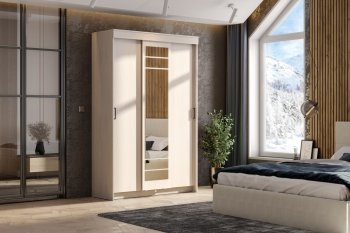 Шкаф-купе ШКП-7 1300 мм ясень анкор (СВ) в Верхней Пышме - verhnyaya-pyshma.mebel-e96.ru