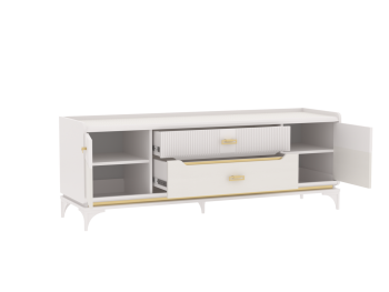 Тумба ТВ Сиде, Белый (СБК) в Верхней Пышме - verhnyaya-pyshma.mebel-e96.ru