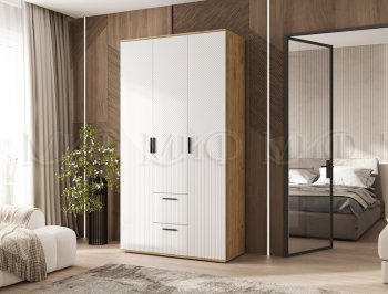 Шкаф 1200 мм Сильвия, крафт/белый (Миф) в Верхней Пышме - verhnyaya-pyshma.mebel-e96.ru