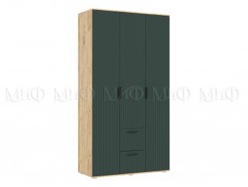 Шкаф 1200 мм Сильвия, крафт/грин (Миф) в Верхней Пышме - verhnyaya-pyshma.mebel-e96.ru