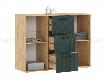 Комод Сильвия, крафт/грин (Миф) в Верхней Пышме - verhnyaya-pyshma.mebel-e96.ru