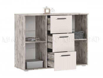Комод Сильвия, дуб юкон/кашемир (Миф) в Верхней Пышме - verhnyaya-pyshma.mebel-e96.ru