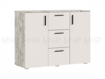 Комод Сильвия, дуб юкон/кашемир (Миф) в Верхней Пышме - verhnyaya-pyshma.mebel-e96.ru