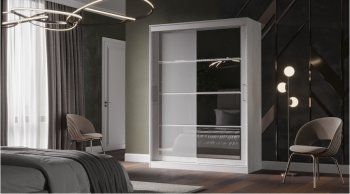 Шкаф-купе 1600 мм Соната Анкор светлый (Лин) в Верхней Пышме - verhnyaya-pyshma.mebel-e96.ru