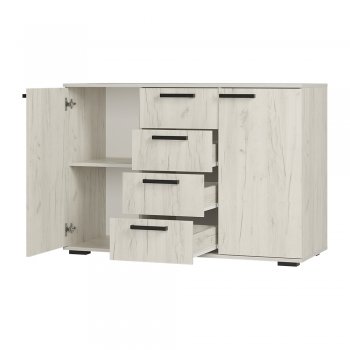 Комод Стандарт №2 NEW крафт белый  (БТС) в Верхней Пышме - verhnyaya-pyshma.mebel-e96.ru