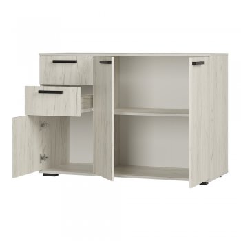 Комод Стандарт 3 NEW крафт белый (БТС) в Верхней Пышме - verhnyaya-pyshma.mebel-e96.ru