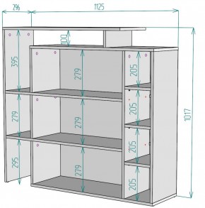 Стеллаж S36 (Белый) в Верхней Пышме - verhnyaya-pyshma.mebel-e96.ru