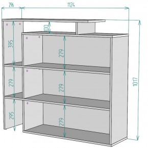 Стеллаж S37 (Белый) в Верхней Пышме - verhnyaya-pyshma.mebel-e96.ru