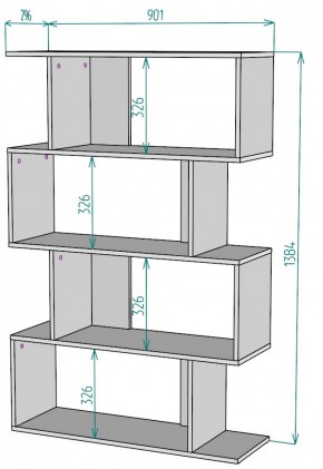 Стеллаж S48 (Белый) в Верхней Пышме - verhnyaya-pyshma.mebel-e96.ru