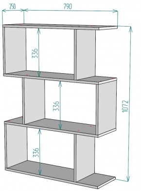 Стеллаж S53 (ДМ) в Верхней Пышме - verhnyaya-pyshma.mebel-e96.ru