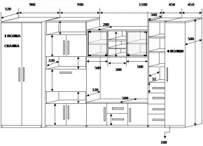 Стенка Вега 2 в Верхней Пышме - verhnyaya-pyshma.mebel-e96.ru