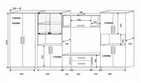 Стенка Вега 4 в Верхней Пышме - verhnyaya-pyshma.mebel-e96.ru