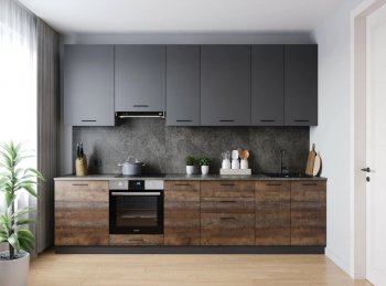 Кухонный гарнитур высокий Трансильвания 3000 мм (Санвут) в Верхней Пышме - verhnyaya-pyshma.mebel-e96.ru