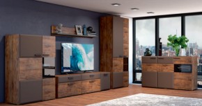 Тумба 3 двери 1500 РИО Смоки Soft touch/Таксус (БМ) в Верхней Пышме - verhnyaya-pyshma.mebel-e96.ru