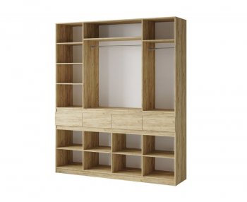 Шкаф 2000 мм Турин ЛДСП крафт серый/кашемир (ВВР) в Верхней Пышме - verhnyaya-pyshma.mebel-e96.ru