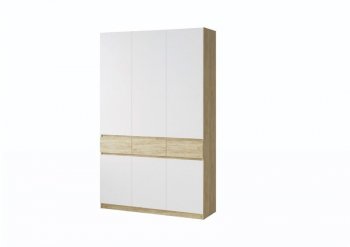 Шкаф 1500 мм Турин ЛДСП крафт/белый шагрень (ВВР) в Верхней Пышме - verhnyaya-pyshma.mebel-e96.ru