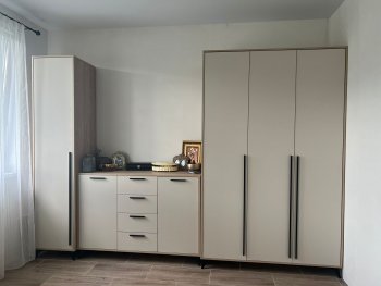 Шкаф 1360 3С2Я с ящиками Ева Сатин (Памир) в Верхней Пышме - verhnyaya-pyshma.mebel-e96.ru