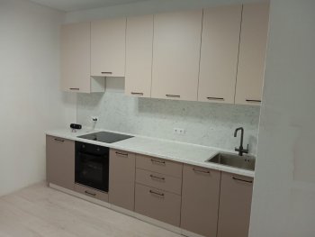 Кухонный гарнитур высокий Латте 3000 мм, Стол. 26 мм в Верхней Пышме - verhnyaya-pyshma.mebel-e96.ru