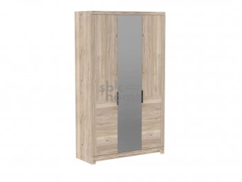 Шкаф 1400 мм Юта 3-х дверный с зеркалом (СБК) в Верхней Пышме - verhnyaya-pyshma.mebel-e96.ru